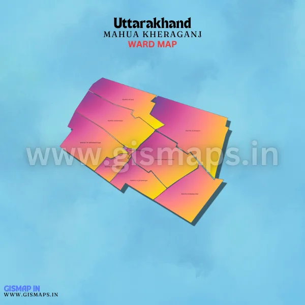 Mahua Kheraganj Ward Map (Uttarakhand)